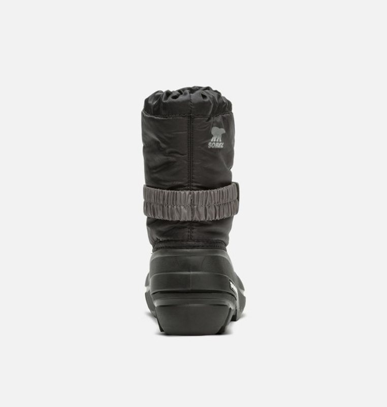 Botas Nieve Sorel Niños - Childrens Flurry™ Negras/Gris - 40312-JRTE